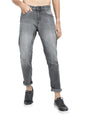Ketch Mens Light Grey Slim Tapered Jeans