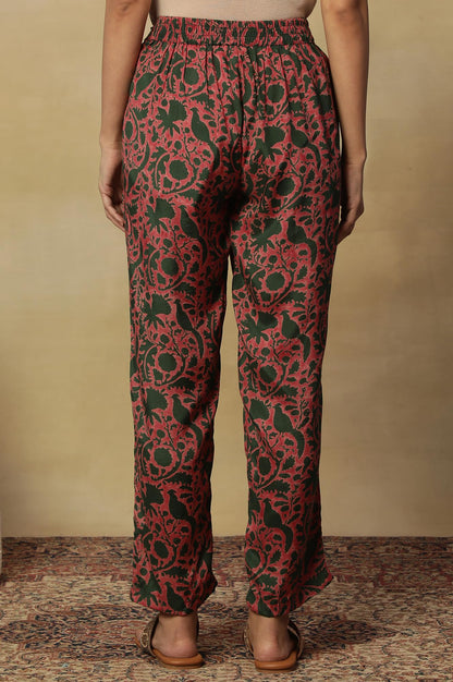 Folksong Strechable Straight Pants for Women | Trousers for Women | W for Woman