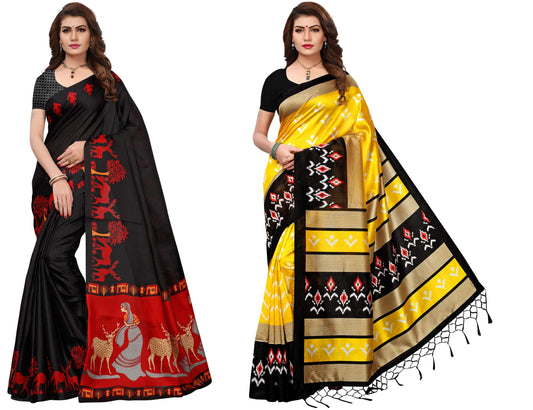Gosriki WomenS Cotton Saree (Ibcombo-271-Flex_Multicolor)