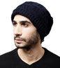 Weavers Villa Snow Proof Inside Fur Acro Wool Unisex Beanie Cap Knit Hat Thick Fleece Lined Winter Cap for Men & Women, Free Siz