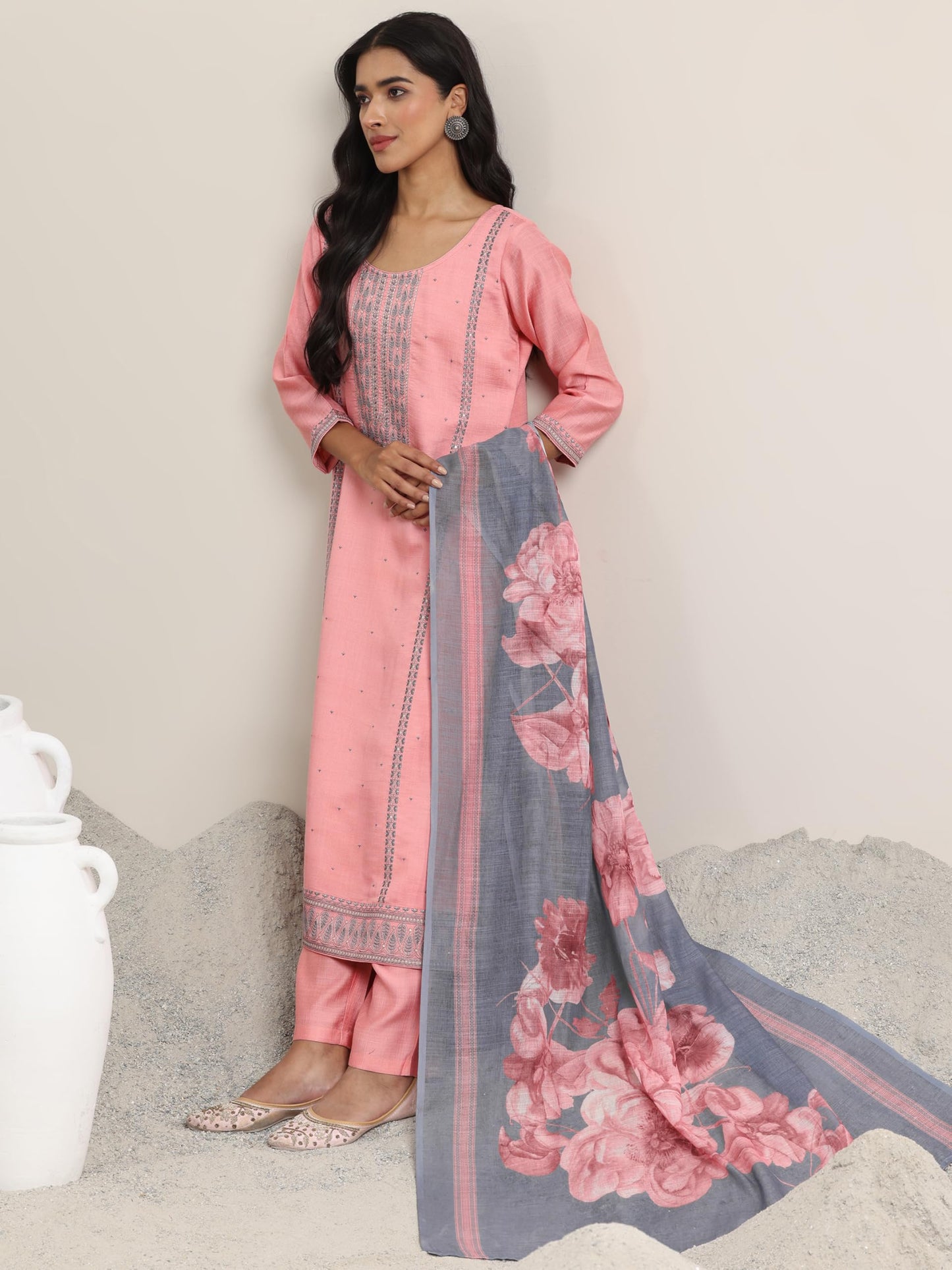 Libas WomenS Cotton Blend Kurta Set (99512