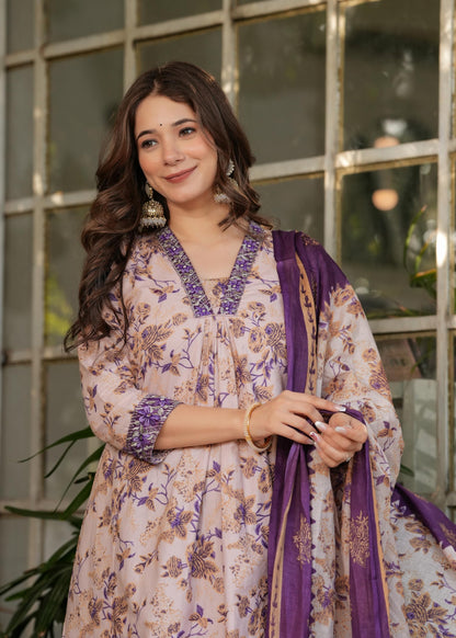 Wedani Cotton Printed Kurta Set for Women