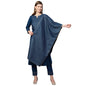 ANNI DESIGNER Women's Cotton Straight Kurta with Pant & Dupatta (KPTD-COT-10052-BLUE)