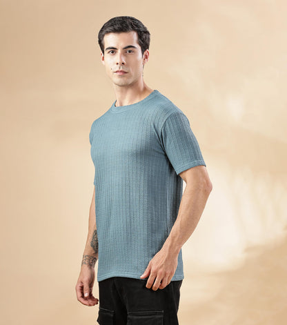 SHODOX Mens Polycotton Regular Fit Half Sleeve Solid Round Neck Tshirt for Men (Pack of 1)