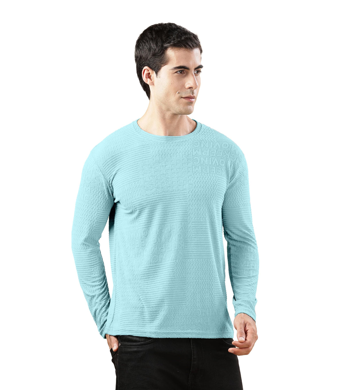SHODOX Mens Polycotton Regular Fit Half Sleeve Solid Round Neck Tshirt for Men (Pack of 1)