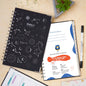 Doodle A5 Zodiac Daily Planner - 192 Coloured Pages, Themed Around Daily Planning, Metal Corners, 80 Gsm Acid Free Recyclable Pa