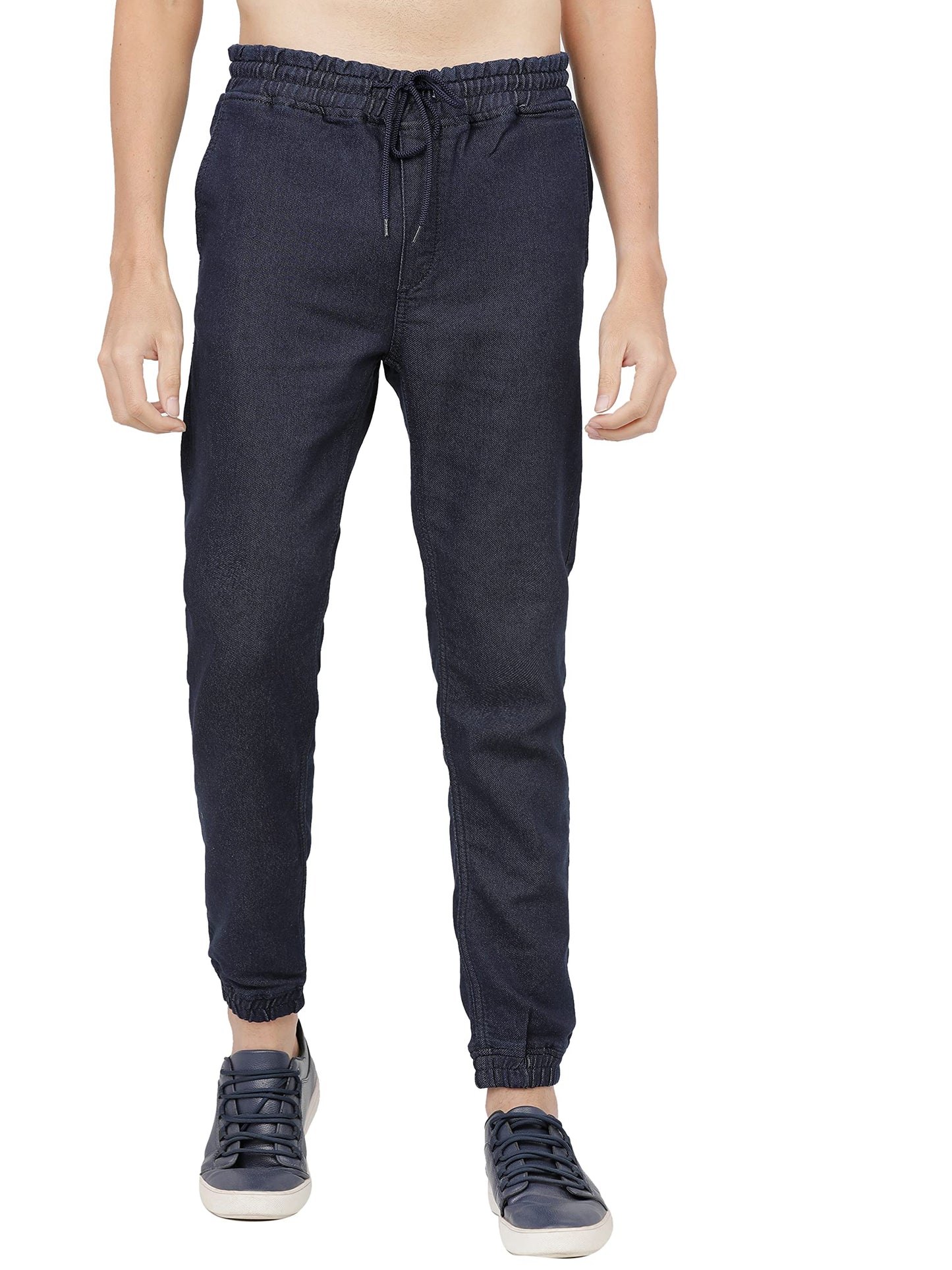 Ketch Mens Indigo Jogger Fit Jeans