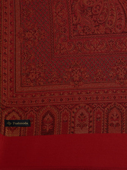 Pashmoda Women Ghazal Antique Jamawar Shawl (Size: 101 X 203 CM)