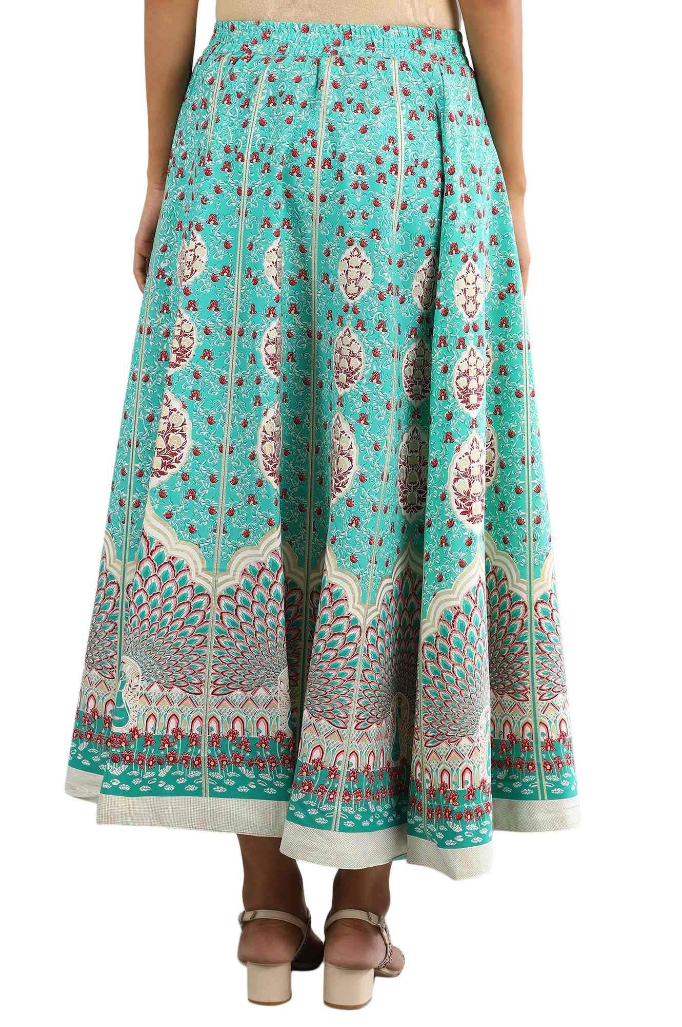 Aurelia Printed Strechable Skirt For Women |