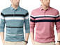 Noble Monk MenS (Combo Pack Of 2) -Regular Fit Polo T Shirt |Full Sleeves T-Shirt