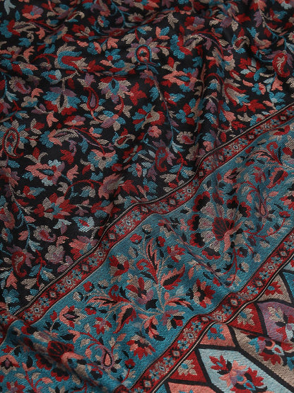 Pashmoda Women Dastaan Woven Design Jamawar Shawl (Size 101X203 CM)
