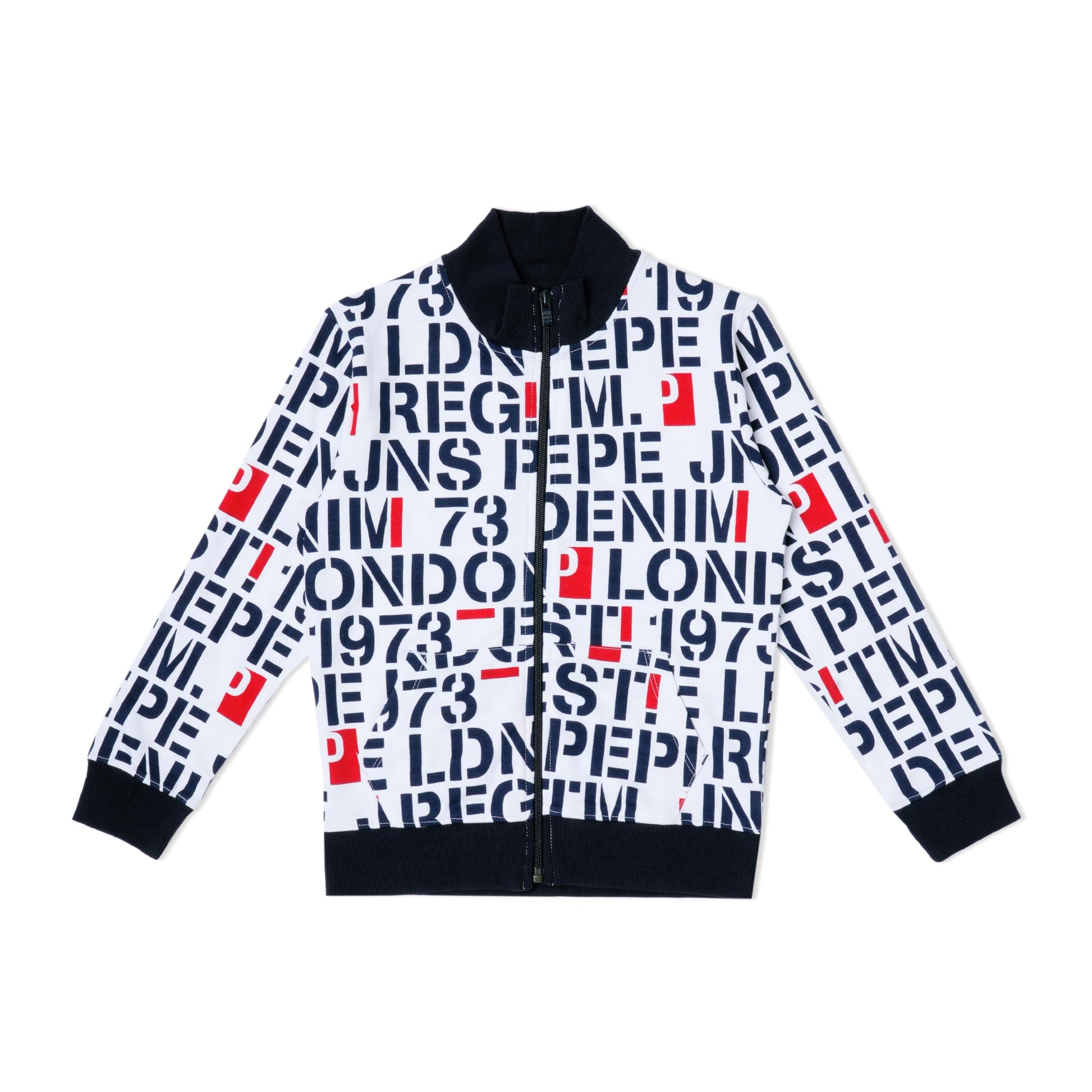 Pepe Jeans Boys Regular Fit High Neck Sweatshirt