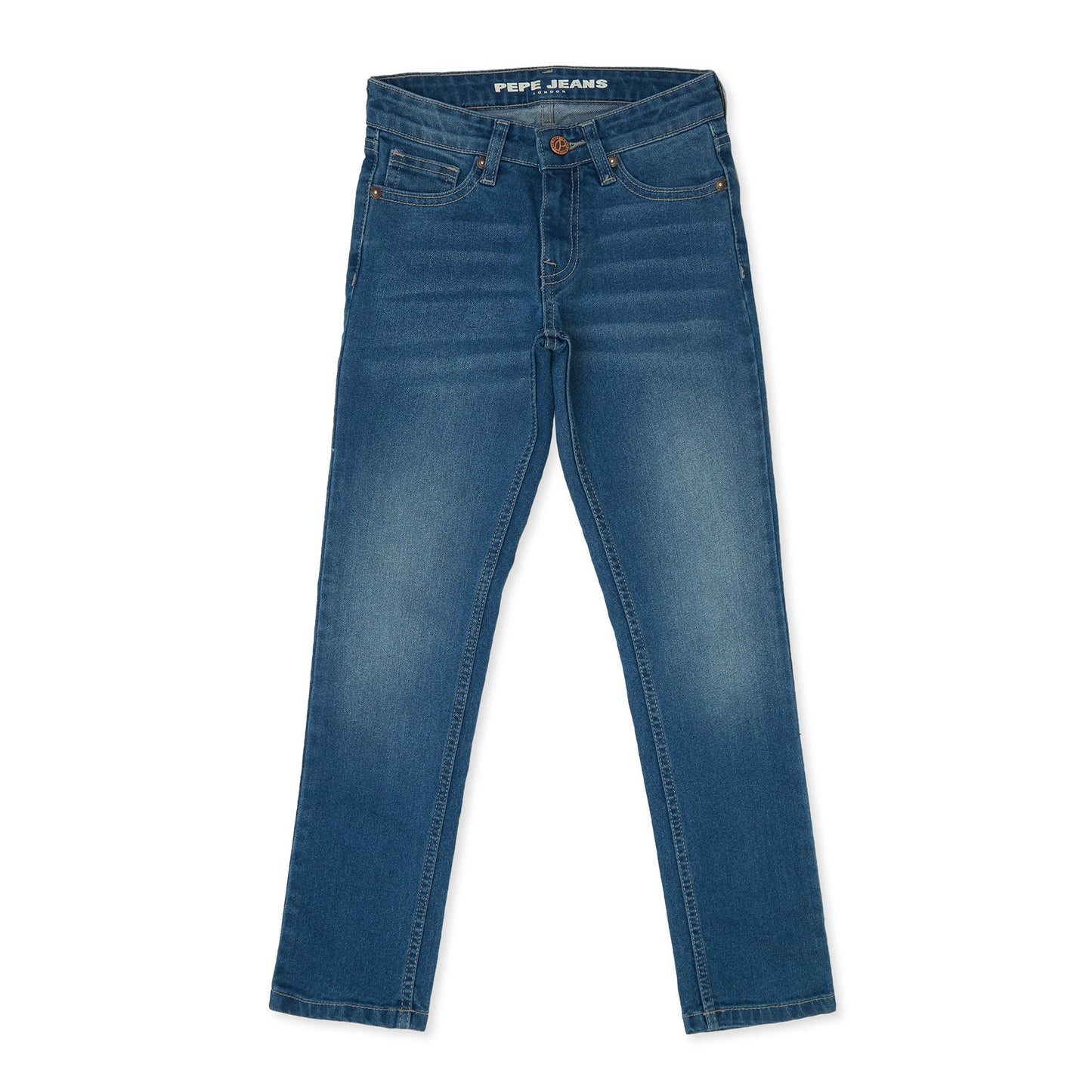 Pepe Jeans Boys Slim Jeans (Blue, 12 Years-13 Years)