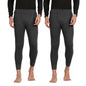 Pepe Jeans MenS Solid Charcoal Thermal Bottom-Pack Of 2_M