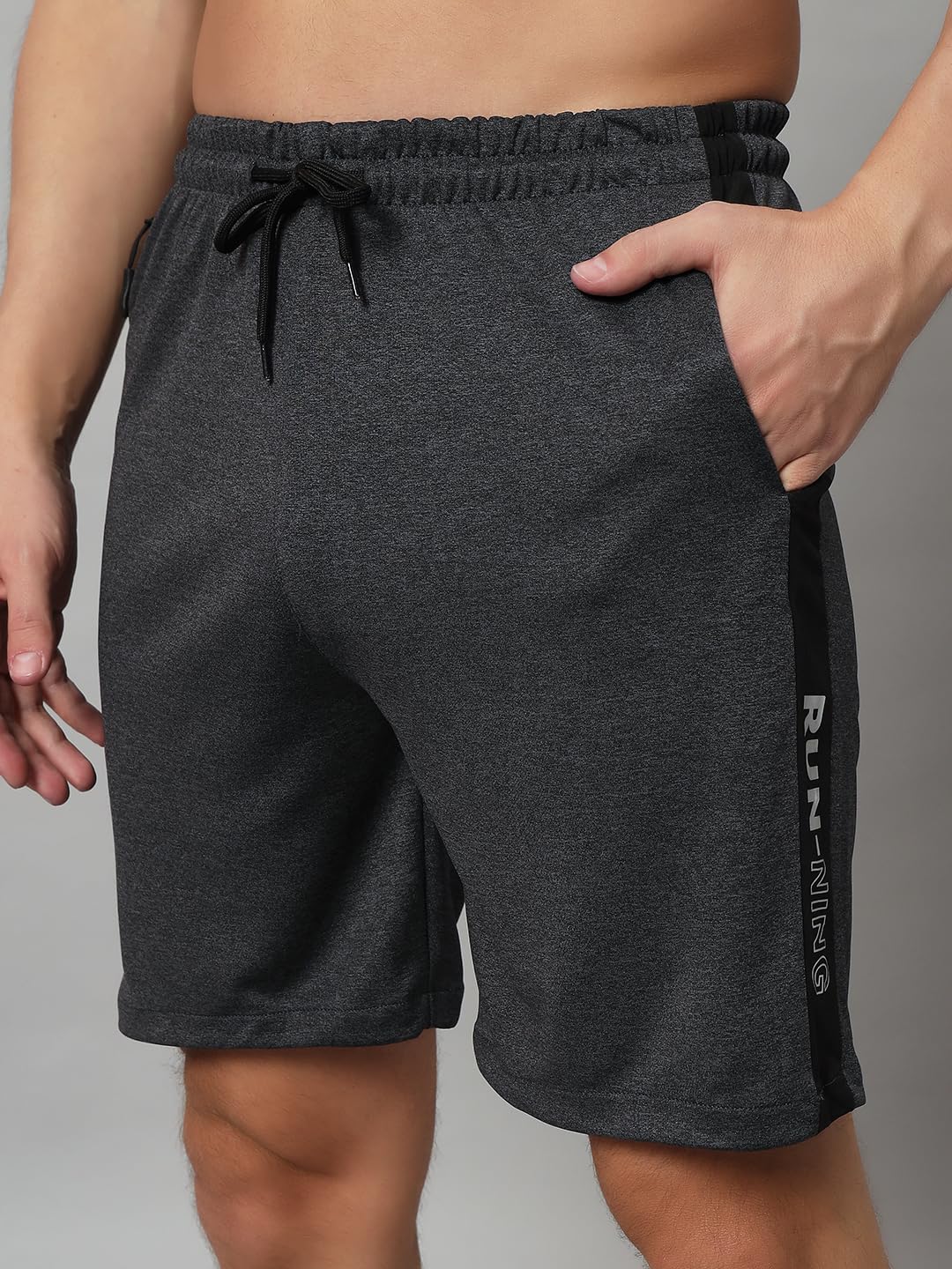Peppyzone Mens Outdoor Quick Dry Lightweight Stretchable Combo Shorts for Men with Zip Pocket | Shorts for Men Pack of 3 Knee L