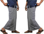 Prakasam Cotton Mens Kerala Thalapathi Border 2Way Pocket (Right &Left Side) Flexi Size (Adjustable) Welcro Single Colour Dhoti