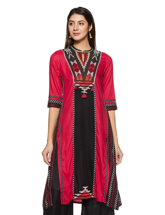 W for Woman Cotton A-Line Kurta for Women