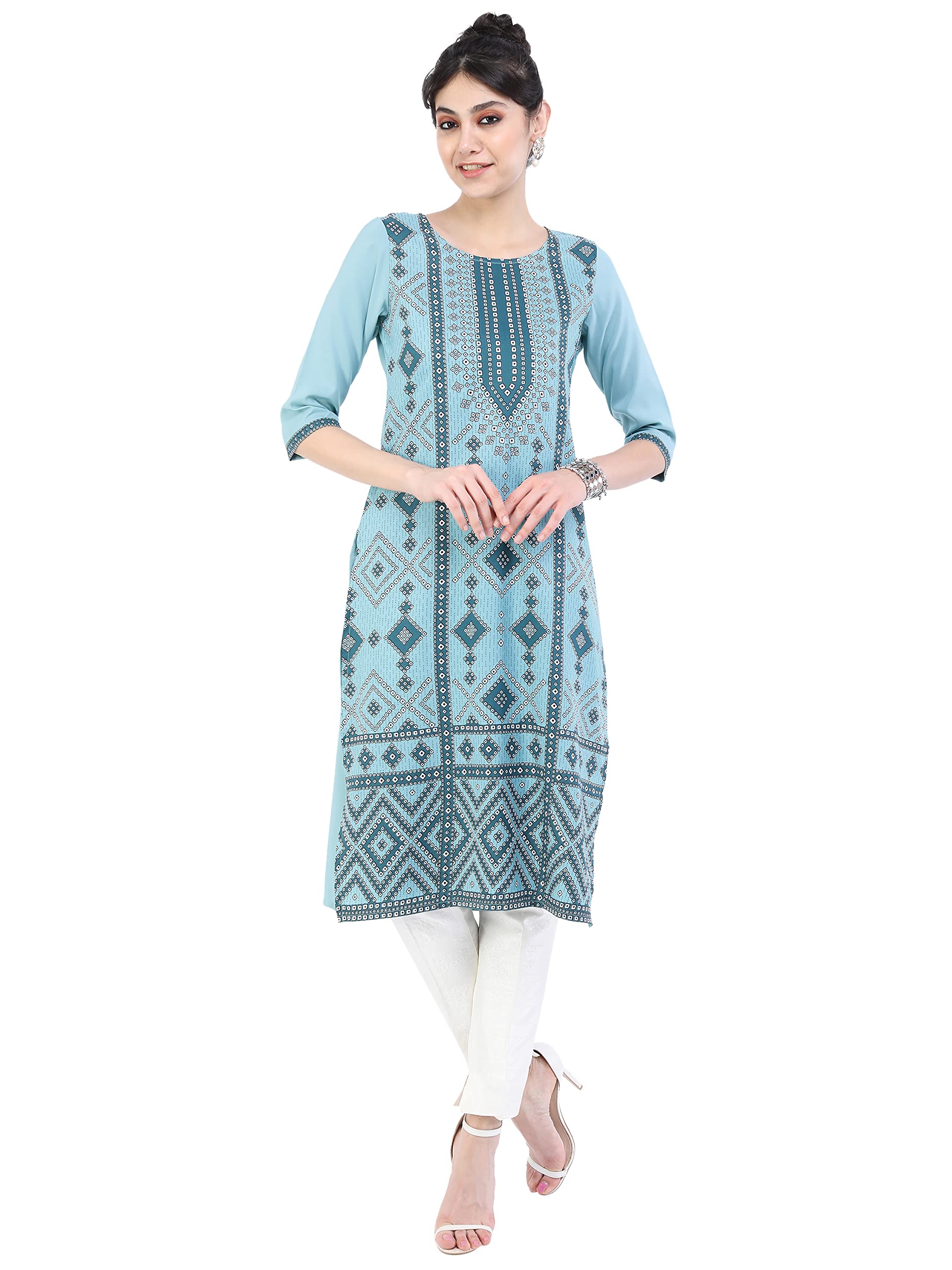 Ketch Women'S Polyester Regular Fashion Vest (Khku000215_Aqua/Marine