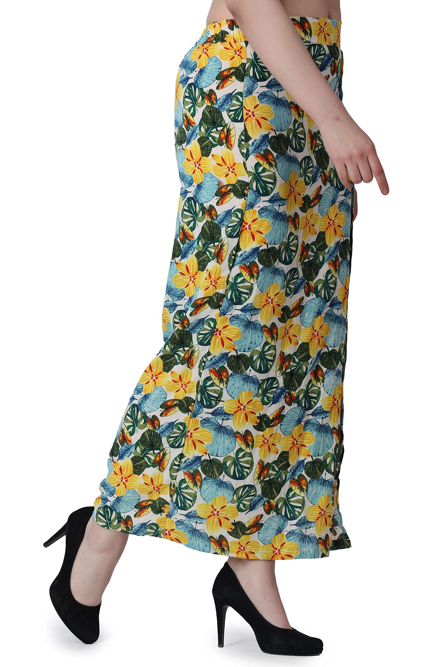 POPWINGS Polyester A-Line Skirt Multicolour