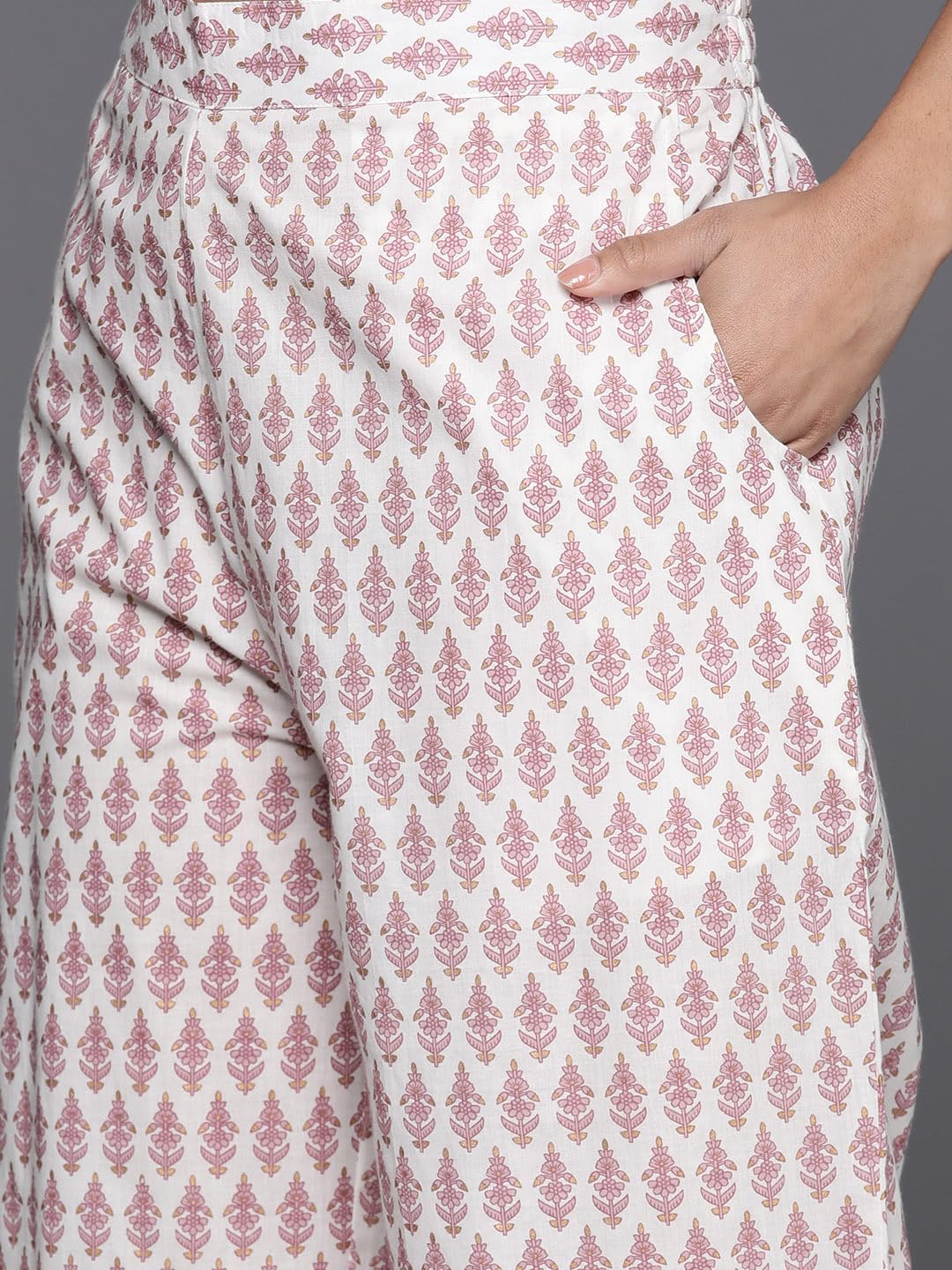 Libas WomenS Cotton Kurta Sets (35415_Off White