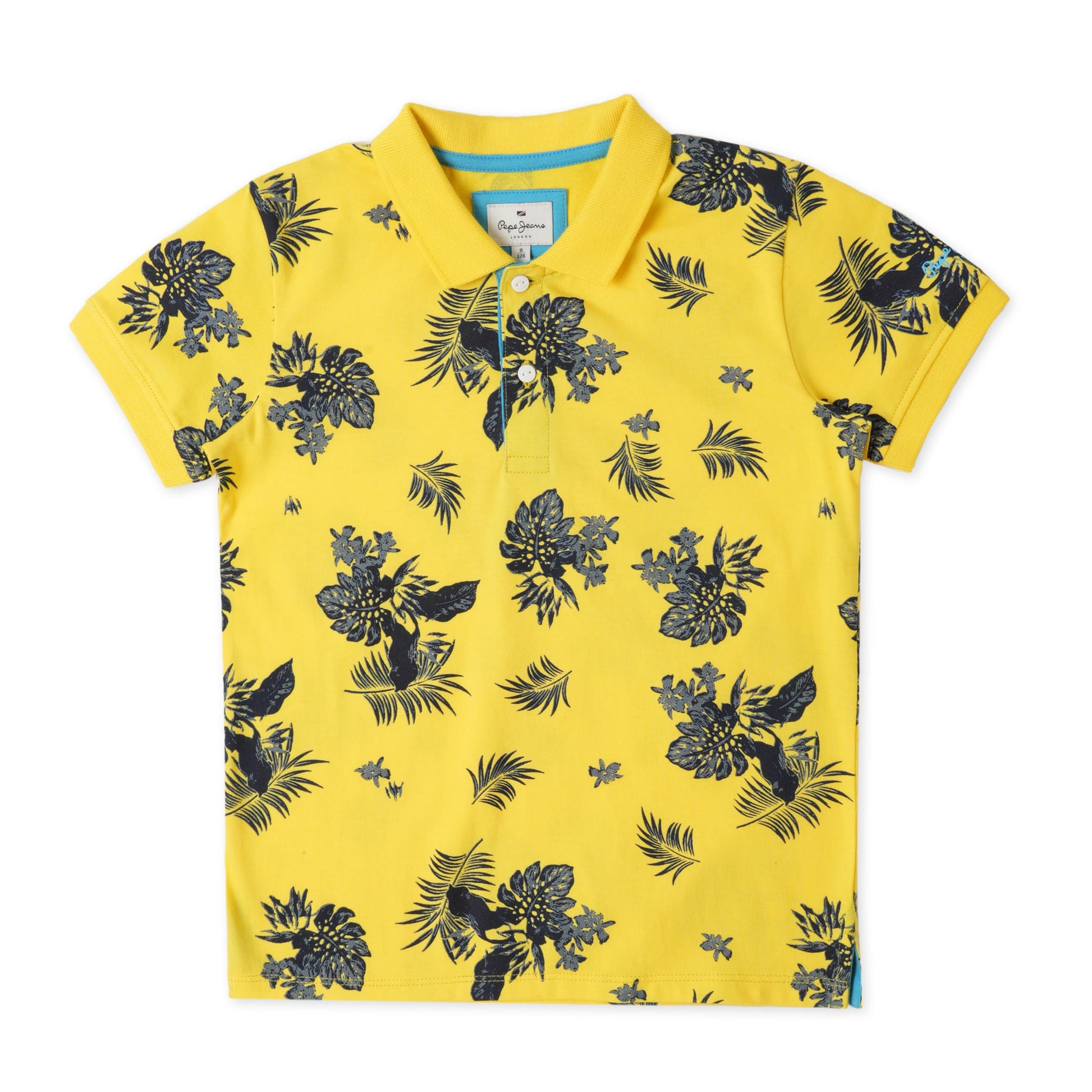 Pepe Jeans BoyS Regular Fit T-Shirt (Pb54089204312_Pop Yellow