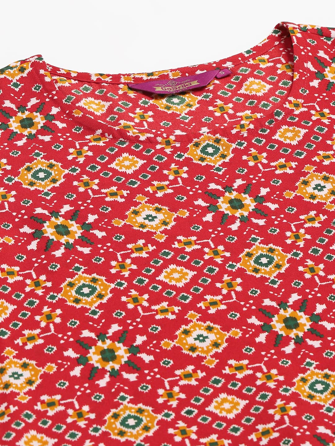 ANNI DESIGNER Women's Crepe Straight Fit Printed Straight Kurta (Timbli