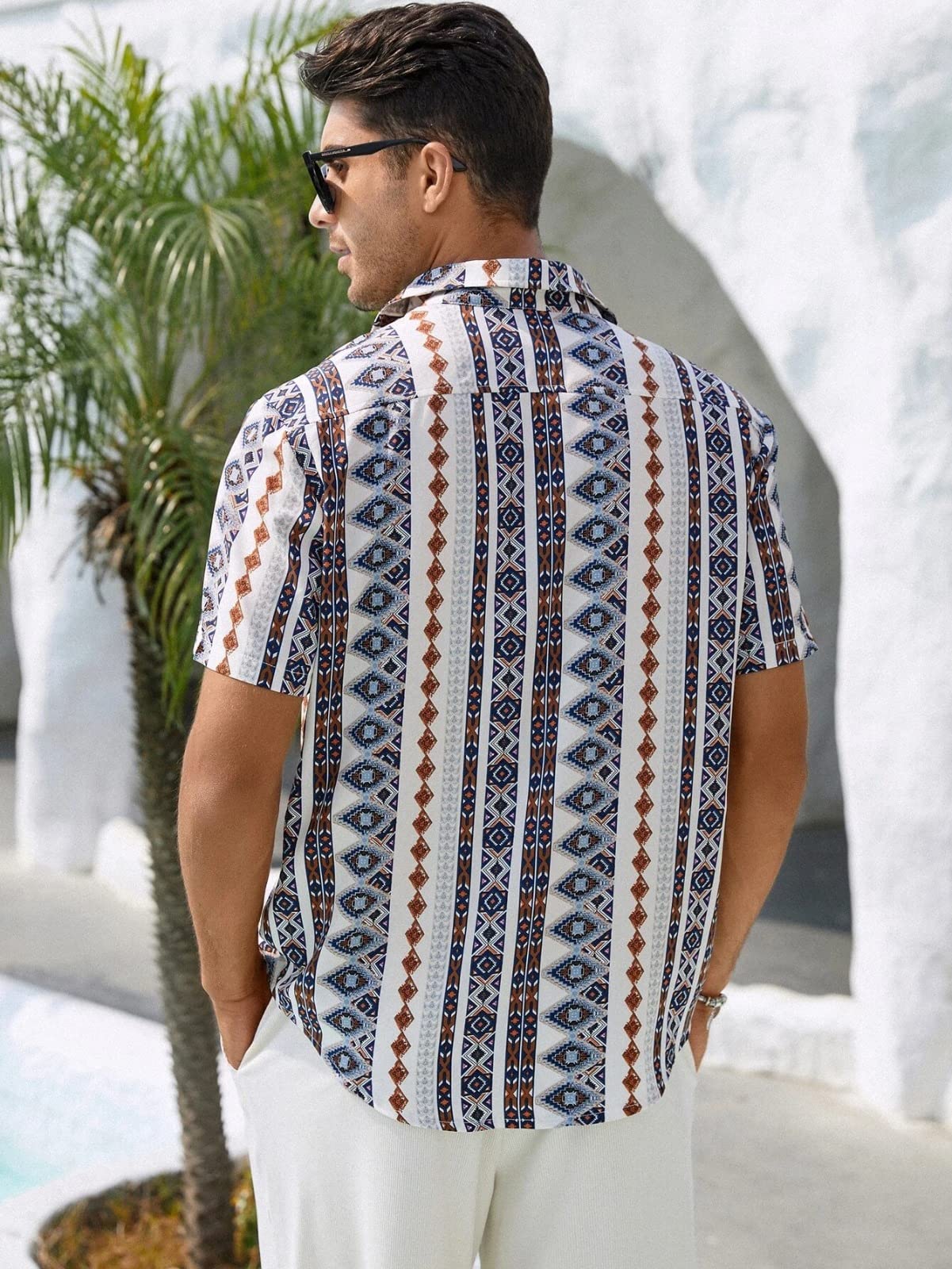 Leriya Fashion Shirt For Men || Rayon Abstract Printed MenS Shirt || Short Sleeves Hawaiian Beach Shirt || Perfect For Camp ||