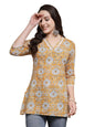 Stylum Womens Floral Printed Cotton Empire Top