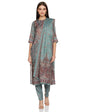 Ketch Polyester Womens Kurta With Palazzo (Khk3000533_Green