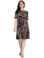 GRECIILOOKS Women's Rayon Mini Dress