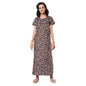 Evolove WomenS 100% Cotton Supersoft With Beautiful Embroidery Long Maxi Night Gown Nighty Dress With Pocket, Most Comfortable