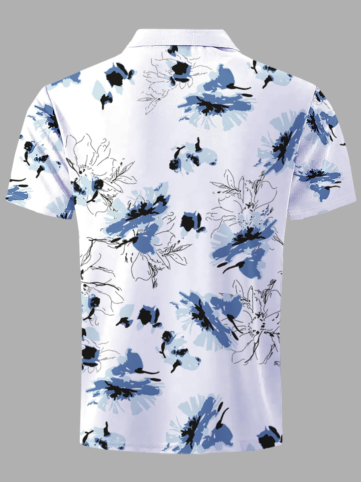 Eyebogler MenS Polo Neck Printed Regular Fit Half Sleeve T-Shirt