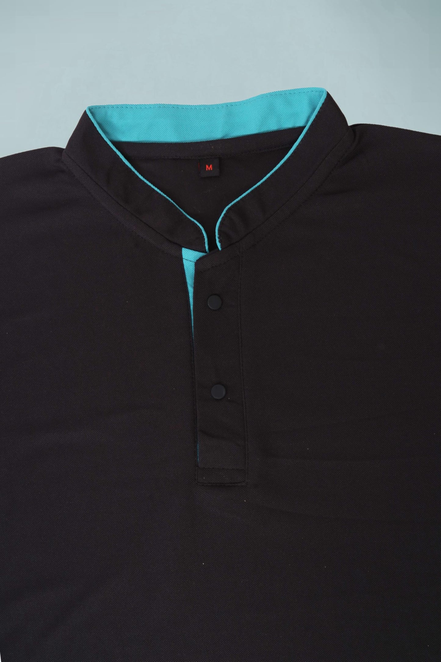 Baghadbillo MenS And BoyS Polyster T-Shirt With Mandarin Collared Neck Half Sleeves Closuer Button And Regular Fit | Polo T Sh