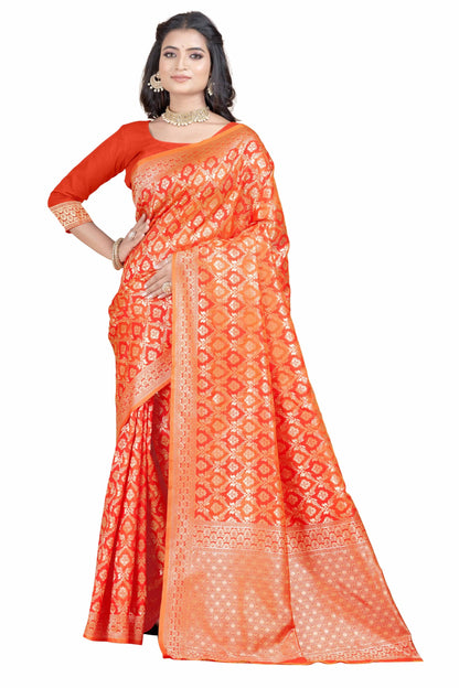 Sugathari WomenS Banarasi Saree Pure Kanjivaram Silk Saree Soft New Ladies 2023 Design Wear Pattu Sarees Latest Party Sari Coll
