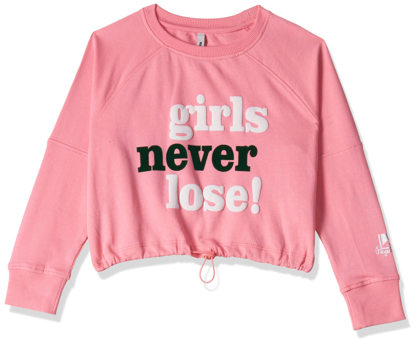 Pepe Jeans GirlS Cotton Crew Neck Sweatshirt (Pg581289_Salamon Pink_4)
