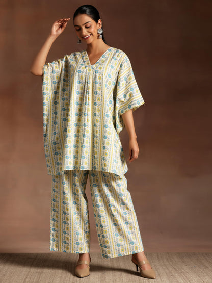 Libas Womens Printed Cotton Co-Ord Set For Women