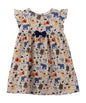 Animal Print Fit and Flare Dress Multi-Color