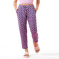 Enamor E048 Tapered Lounge Pants with Drawstring Details with Metal Ends