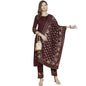 GoSriKi Women's Rayon Kurta, Palazzos and Dupatta