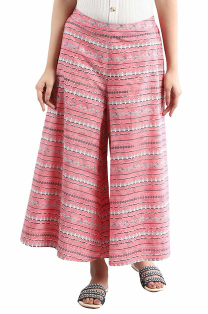 Aurelia Printed Pure Cotton Strechable Culotte For Women | Ankle Length Culotte For Women | Pure Cotton Culotte For Women