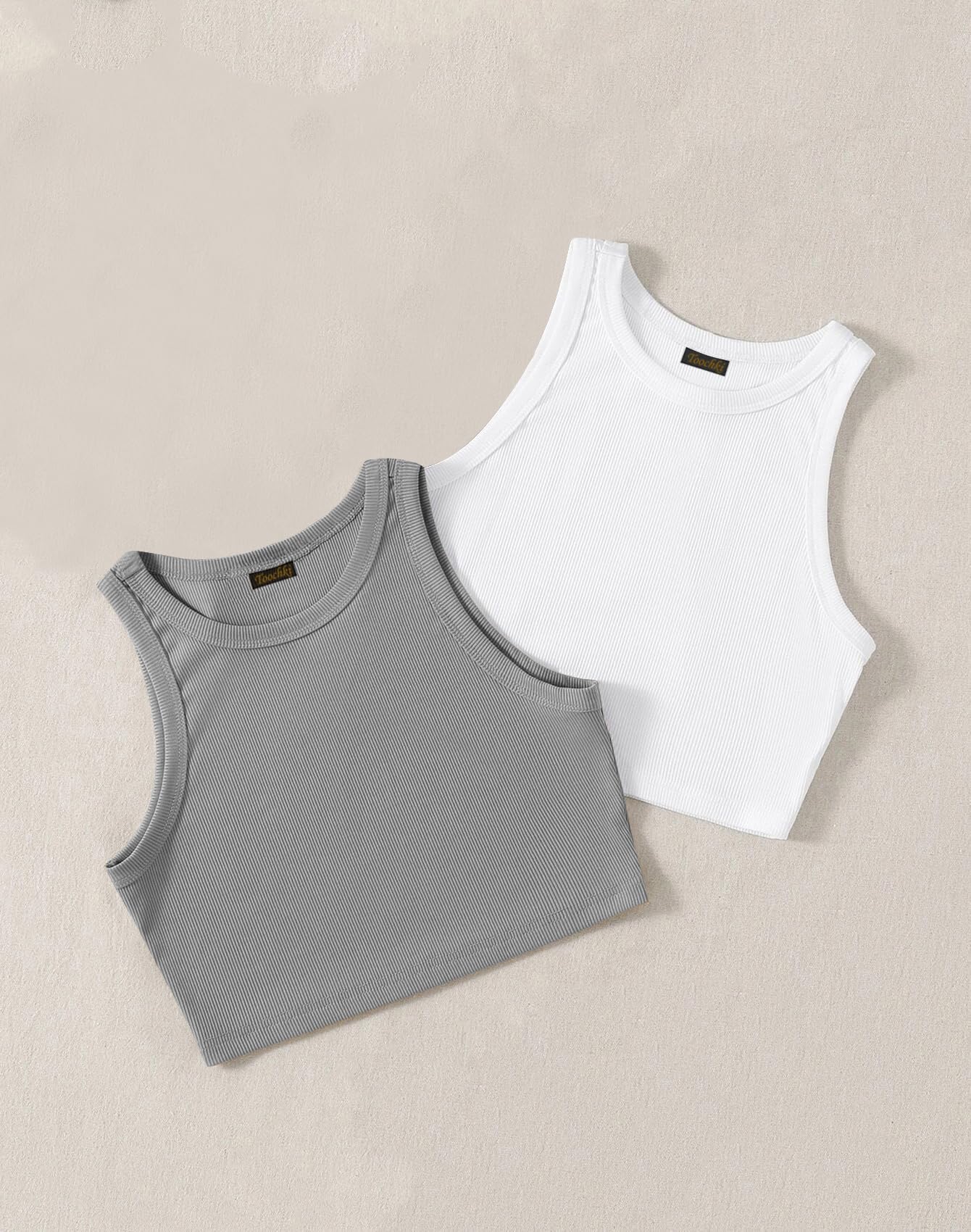 Toochki Tops for Women | Spandex Tunic | Western Crop Black & Grey Short | Tops for Jeans for Women
