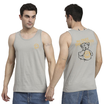 Peppyzone Mens Regular Fit Vest (TT-Teddy36FB40FB_Grey2