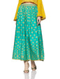 Aurelia Womens Full Maxi Skirt (18FEK60060-63056_L_Green)
