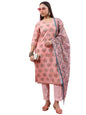 Ketch Women Peach Ethnic Set