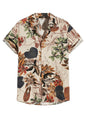 TAGAS Boys Tropical Regular Fit Shirt (BS-2003_Cream