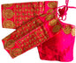 Vihu Fashion WomenS Silk Embroidery Coding Multi Work Readymade Saree Blouse