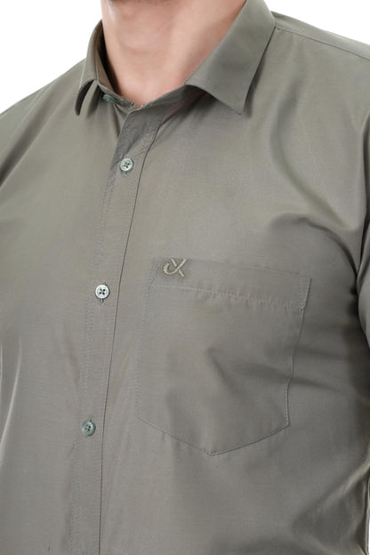 Xjarvis Clifton Men’s Regular Fit Cotton Blend Full Sleeve Shirt with Pocket – Casual & Formal
