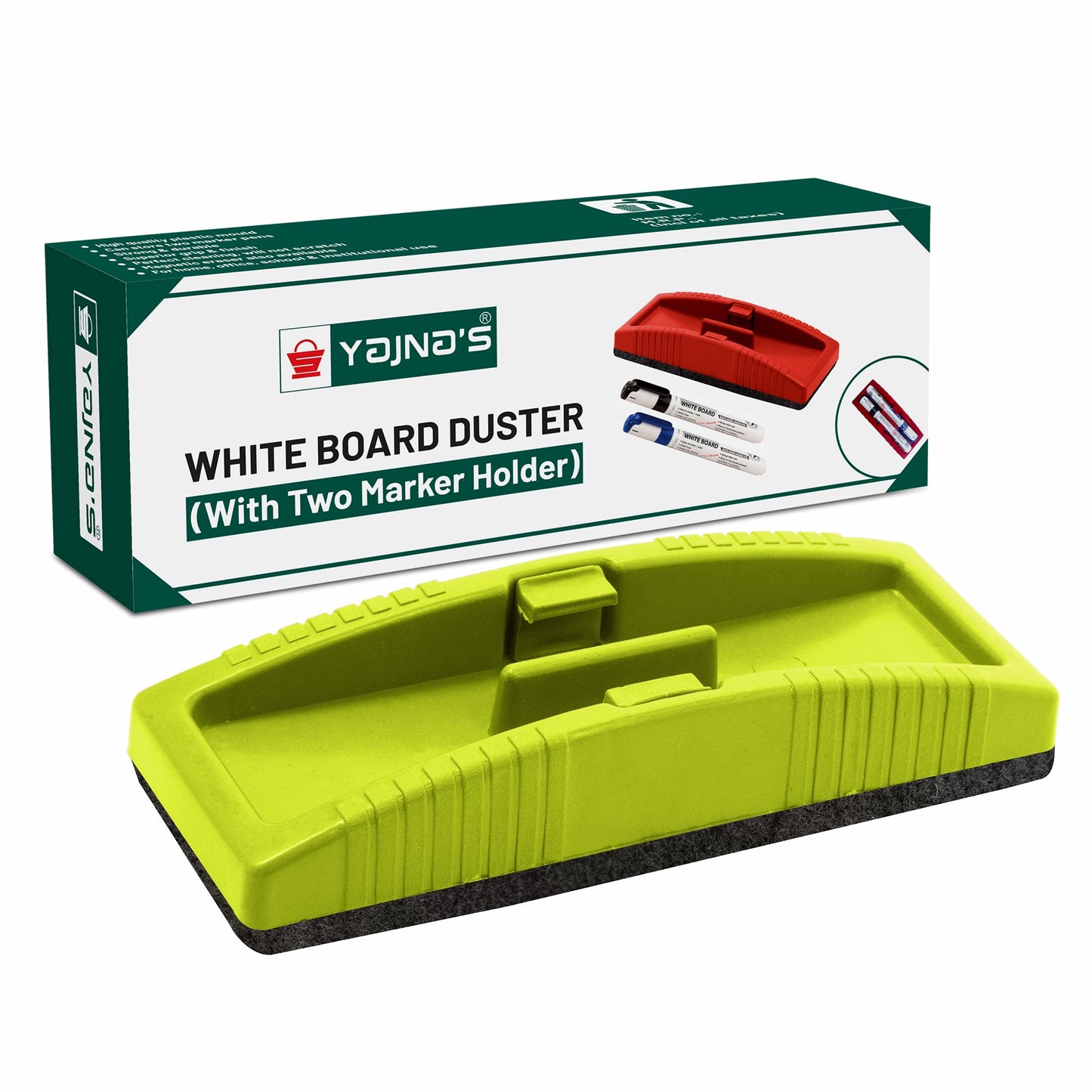 Yajnas Magnetic Whiteboard Duster, White Board Duster | Whiteboard Eraser For Erasing White Board Marker Or Chalk Board Writing