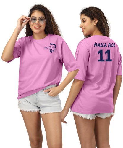 SHODOX Bio-Washed Anti Bacterial 100% Pure Cotton Womens Oversized Asthetic Premium Printed T-Shirt | Cozy Soft, Less Wrinkles,