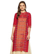Aurelia WomenS Kurta (18Aua10082-300153_S_Red Small)